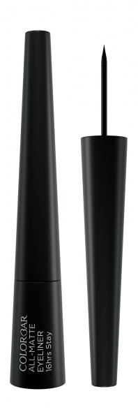 Colorbar All-Matte Eyeliner&nbsp;Жидкая подводка с матовым эффектом | 1 Matte black