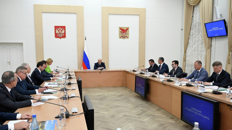 Россия остается надежным партнером по экспорту зерна, заявил Мишустин
